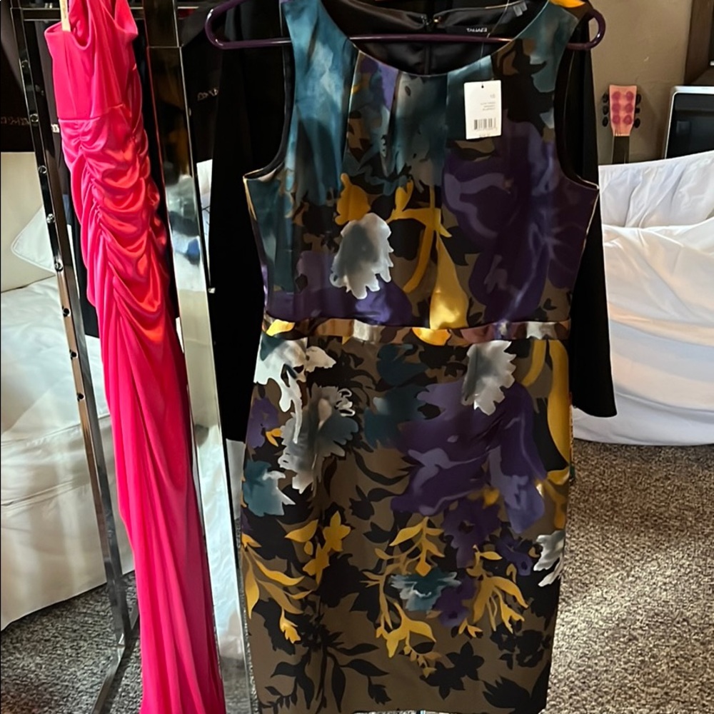 Tahari Multicolor sheath dress
